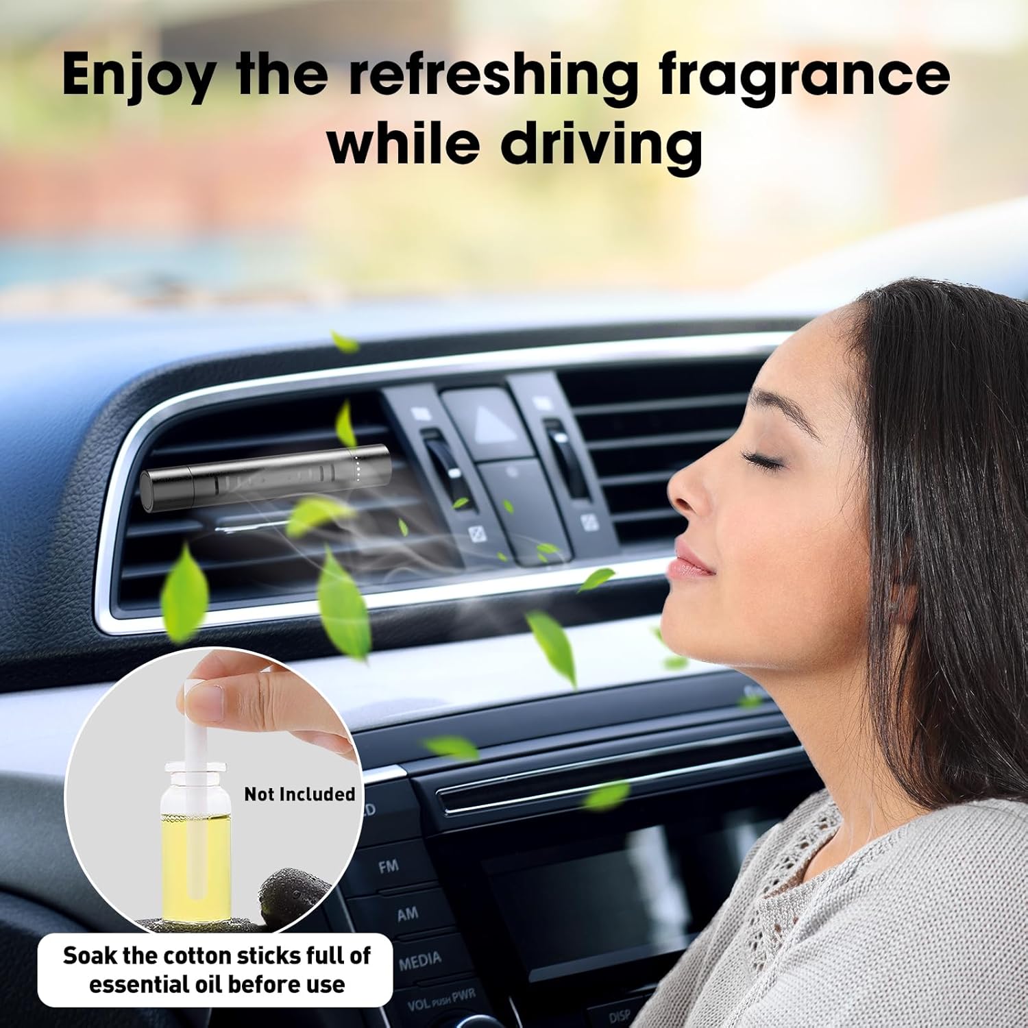 2 Custom Car Vent Diffusers Come with three custom aroma sticks V1259-DP01-A-3124
