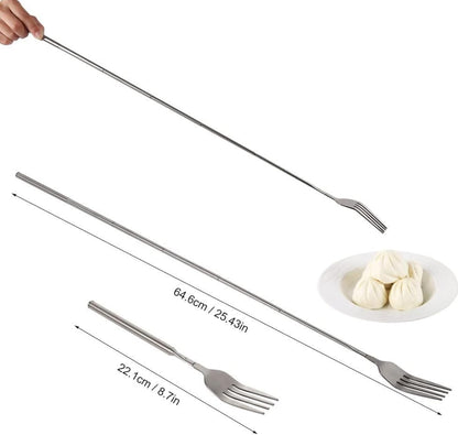 Adjustable Telescopic Fork Extendable Fork Long Fork Toasting Fork Extending Fork Extra Long Fork Extended V1259-DP01-A-3127