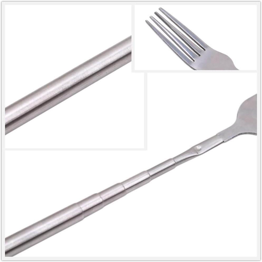 Adjustable Telescopic Fork Extendable Fork Long Fork Toasting Fork Extending Fork Extra Long Fork Extended V1259-DP01-A-3127
