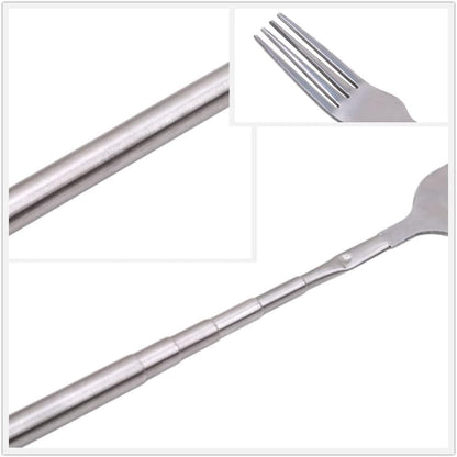 Adjustable Telescopic Fork Extendable Fork Long Fork Toasting Fork Extending Fork Extra Long Fork Extended V1259-DP01-A-3127