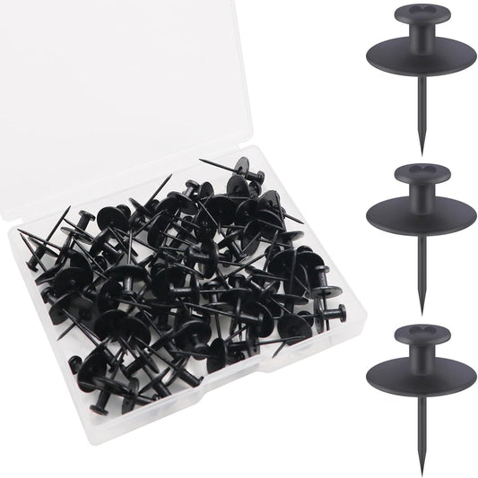 60 PCS Double Headed Picture Hanging Nails, Wall Hangers Without Nails, Thumb Tacks for Wall Hangings V1259-DP01-A-3132