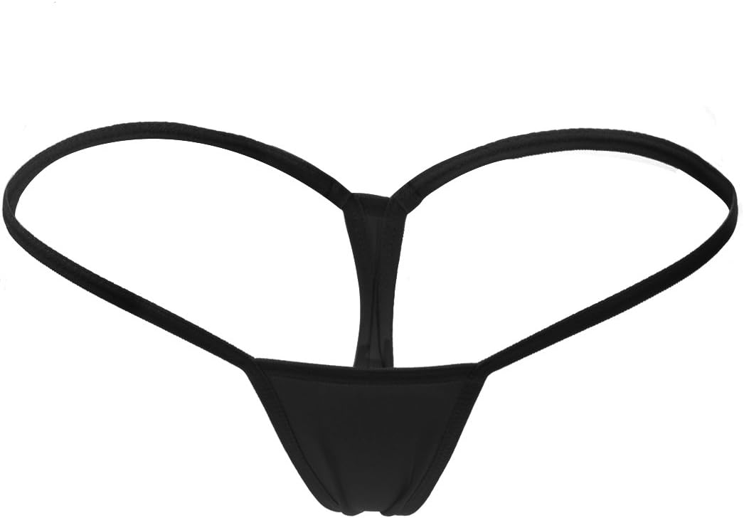 Women's Low Rise Micro Back G-string Thong Panty Underwear V1259-DP01-A-3133