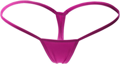 Women's Low Rise Micro Back G-string Thong Panty Underwear V1259-DP01-A-3133
