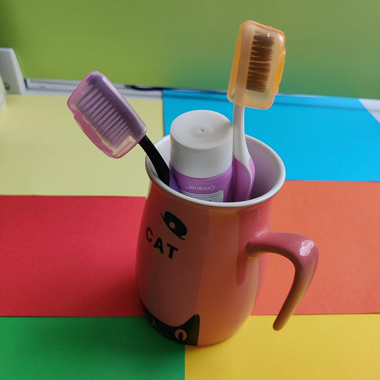 10 Pieces Portable Toothbrush Containers Travel Toothbrush Cap Cover Tooth Brush CapsConvenient for Travel, V1259-DP01-A-3137