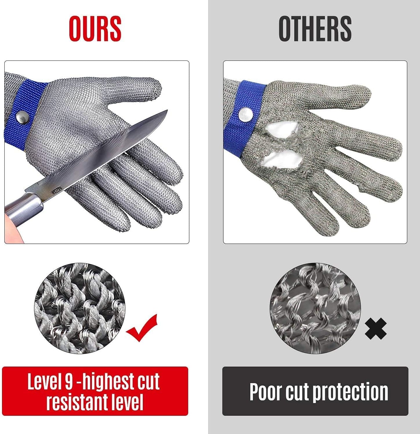 Level 9 Cut Resistant Gloves V1259-DP01-A-3143