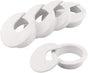 2" White Desk Grommet, Plastic Wire Organizers, Computer Cable Hole Cover Plug Cap Insert(5 Pack) V1259-DP01-A-3148