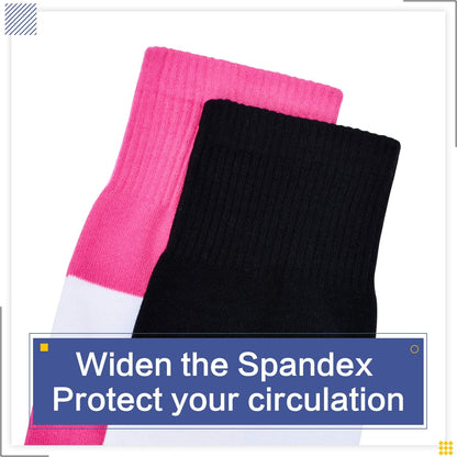 Extra Long Cotton Stripe Thigh High Socks Over the Knee High Socks V1259-DP01-A-3163