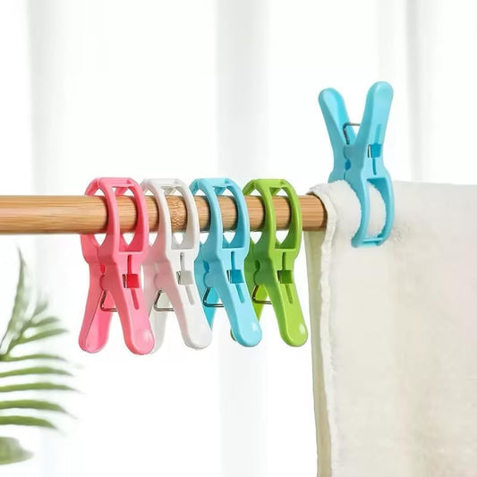 Towel Clips for Beach Chair 10 Pcs, 4.5 in, Color Plastic Lounge Chair Towel Clip, Pool Towel Clips to V1259-DP01-A-3169