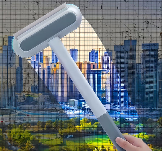 Mesh Screen Cleaner 4 in1, Wet and Dry Dual-Use Window Screen Cleaning Brush, Multi Window Cleaner Tools V1259-DP01-A-3175