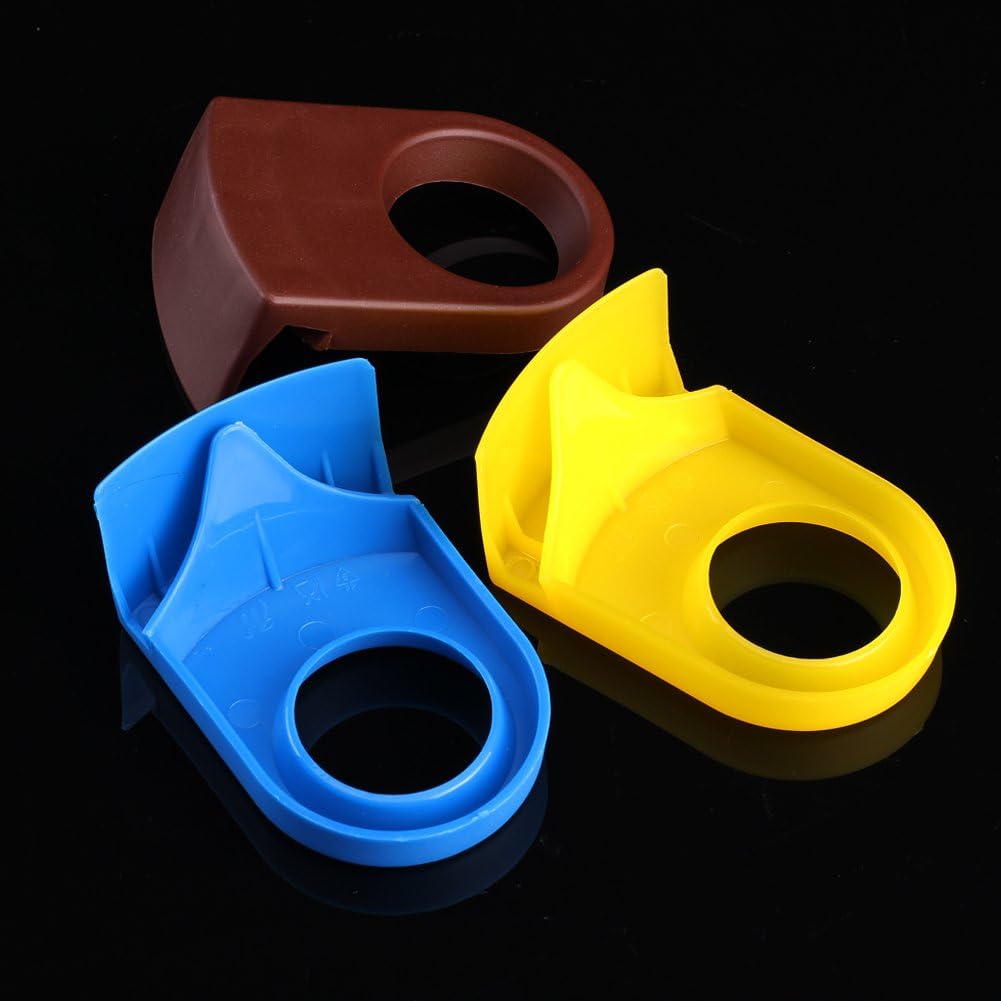 10pcs ABS Drink Clips Bottle Buckle Holders Beer Cocktail Snap for Schooner & Goblet Glasses (Random Color) V1259-DP01-A-3204