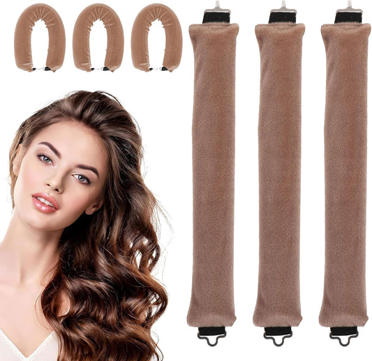 Hair Curlers No Heat, Overnight Blowout, Heatless Hair Curler for All Hairs Types, Soft Heatless Curlers V1259-DP01-A-3207