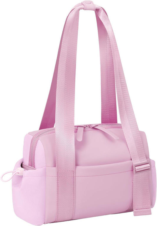 Mini Gym Bag for Women Girls Small Gym Tote Bag with Wet Compartment Waterproof Travel Duffle Bag Cute V1259-DP01-A-3208