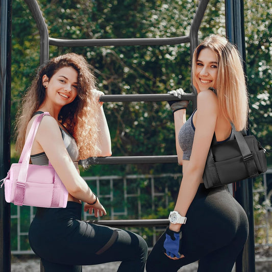 Mini Gym Bag for Women Girls Small Gym Tote Bag with Wet Compartment Waterproof Travel Duffle Bag Cute V1259-DP01-A-3208