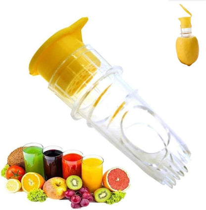 Mini Citrus Press - Handheld Lemon & Lime Juicer with Screw Top Lid, Compact Manual Juice Extractor for V1259-DP01-A-3228