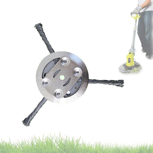 Universal Wire Weed Eater Head,Steel Wire Wheel Grass Trimmer,Steel Wire Weed Eater Head,Rotary Cutter V1259-DP01-A-3234