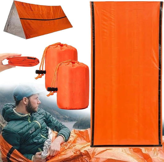 Sierra Madre Emergency Sleeping Bag, 84"X36" Waterproof Sierramadre Emergency Sleeping Bags for Survival, V1259-DP01-A-3246