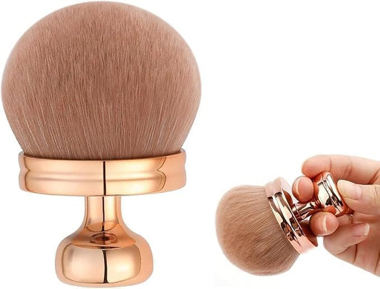 Extra Large Rose Gold Self Tanning Blend Brush,3 Inch Kabuki Brush for Self Tanner and Back Applicator,Soft V1259-DP01-A-3253