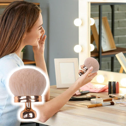 Extra Large Rose Gold Self Tanning Blend Brush,3 Inch Kabuki Brush for Self Tanner and Back Applicator,Soft V1259-DP01-A-3253
