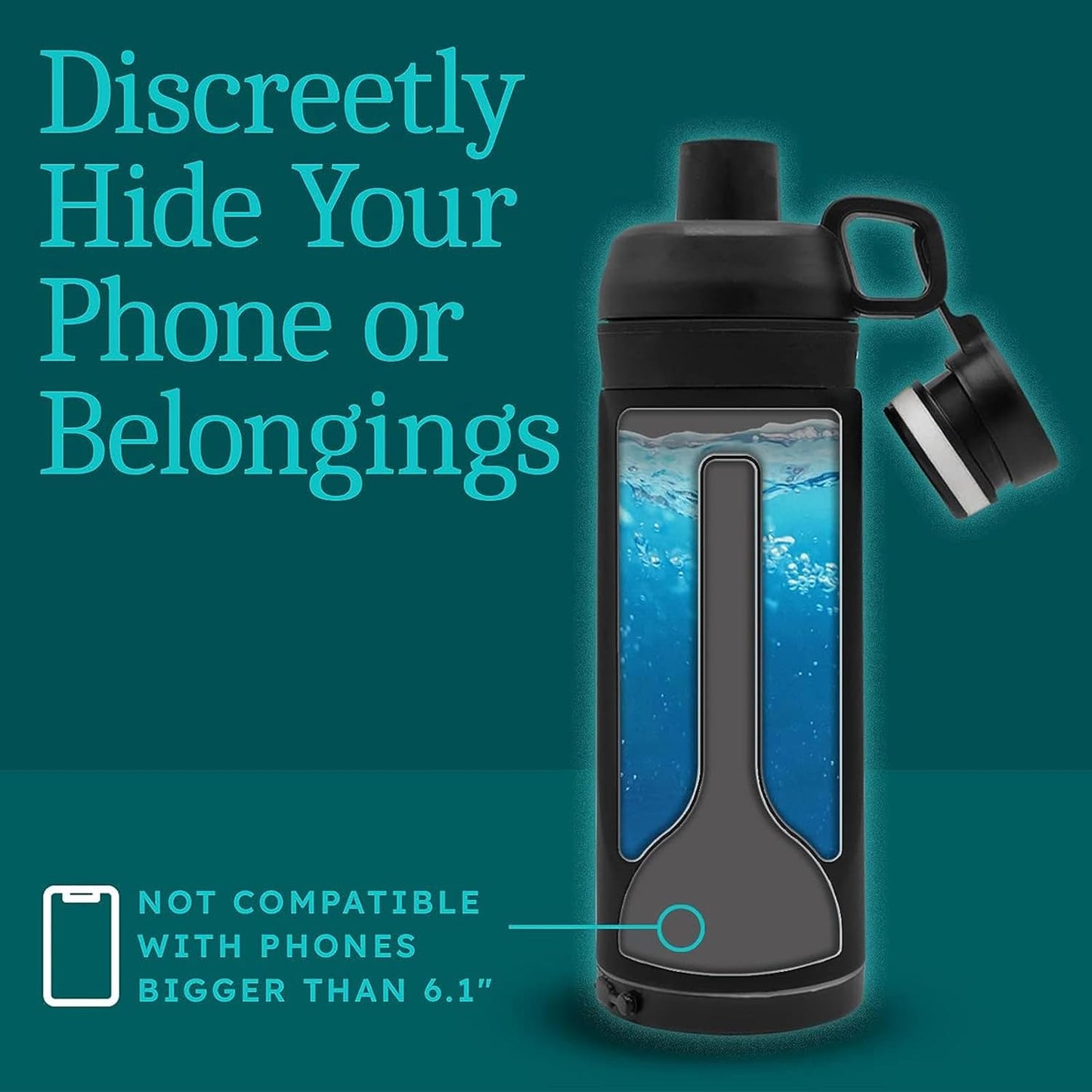 Plastic Water Cup Diversion Water Bottle Travel Home Hidden Spot Cash Card Key Bottom Compartment Storage V1259-DP01-A-3260