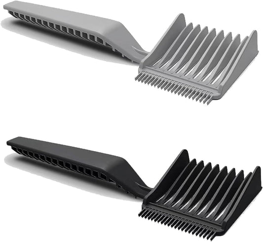 2pcs Blend Friend Curved Positioning Fade Comb, Professional Heat Resistant Cutting Comb for Men Salon V1259-DP01-A-3270