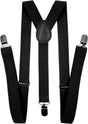 Suspenders for Women and Men | Elastic, Adjustable, Y-Back | Pant Clips, Tuxedo Braces V1259-DP01-A-3273