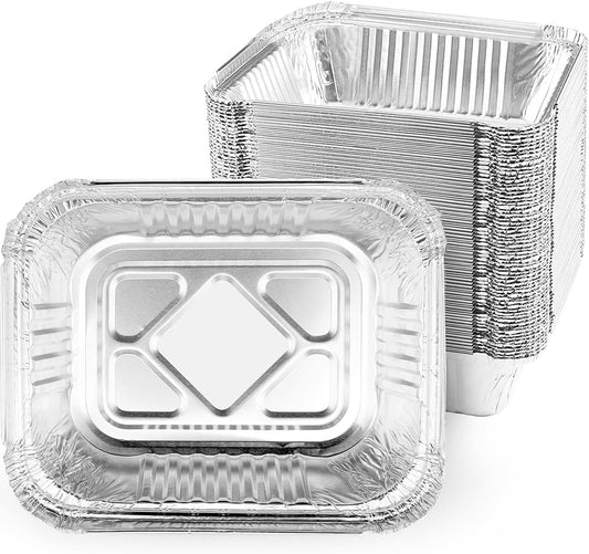 30Pcs BBQ Accessories Grease Cup Liners, Aluminum Foil Drip Pan,Compatible with Napoleon Prestige, Rogue, V1259-DP01-A-3275