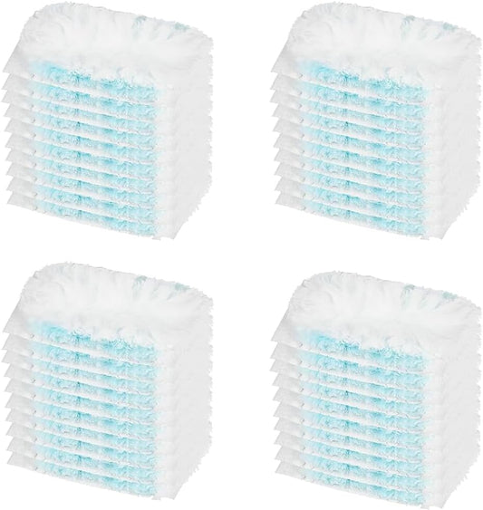 40 Pack Disposable Duster Refills Kit Compatible with Swiffer Dusters 180 Degree Extendable Handle Dusters V1259-DP01-A-3287