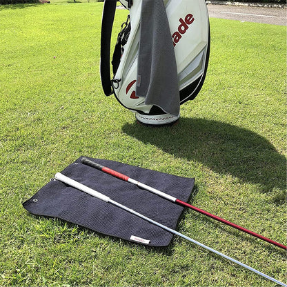 Golf Towel,2 PackPremium Microfiber Fabric Waffle Pattern Towels,Heavy Duty Carabiner Clip (2 Pcs,2 Colors) V1259-DP01-A-3294