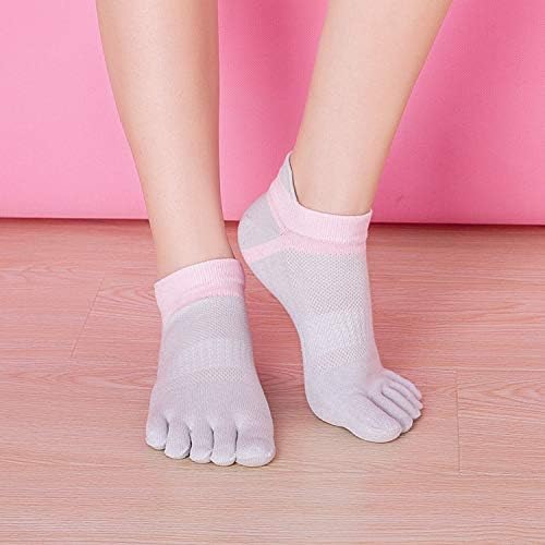 Women Toe Socks 5 Finger Cotton Wicking Athletic 6 Pack V1259-DP01-A-3301