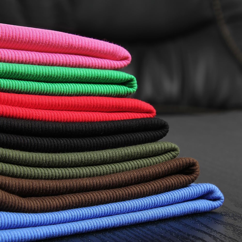 Women Spaghetti Strap Scoop Neck Ribbed Tank Tops Slim Fitted Cotton Camisole Basic Sleeveless Layering Shirts V1259-DP01-A-3312