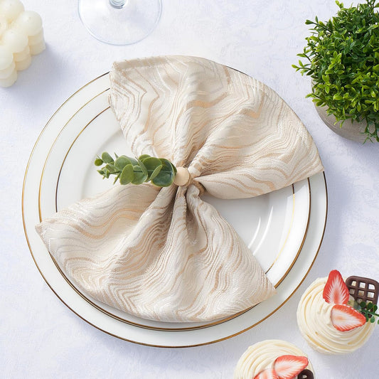 Napkin Rings Set of 12, Easter Napkin Rings, Boho Eucalyptus Leaf Napkins Rings, Wood Bead Farmhouse Easter V1259-DP01-A-3313