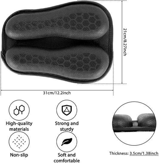Motorcycle Seat Cushion,Pressure Relief Motorcycle Seat Pad,High Elasticity Gel 3D Honeycomb Structure for V1259-DP01-A-3351