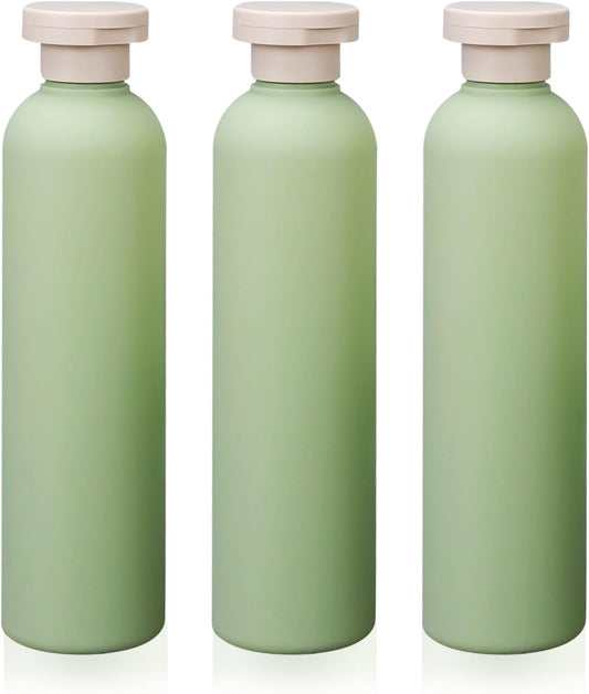 3Pcs 8.8oz Flip Top Squeeze Bottles,Reusable and Refillable Leak Proof Travel Bottles,For Lotions,Facial V1259-DP01-A-3352