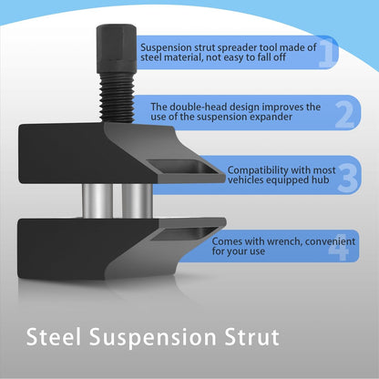 Suspension Strut Spreader Tool, Steering Suspension tools Strut Removal Tool, Double Ended Design Suspension V1259-DP01-A-3380