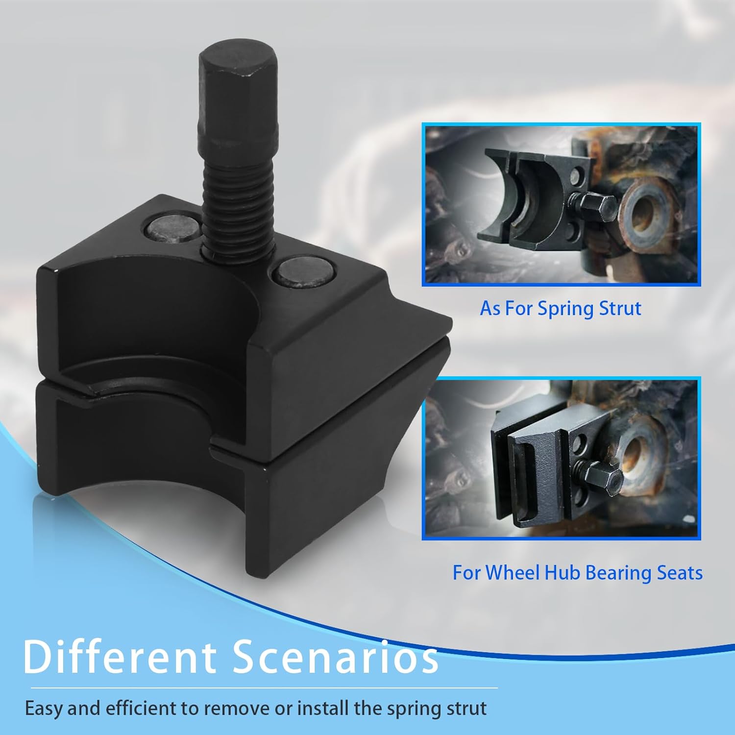 Suspension Strut Spreader Tool, Steering Suspension tools Strut Removal Tool, Double Ended Design Suspension V1259-DP01-A-3380
