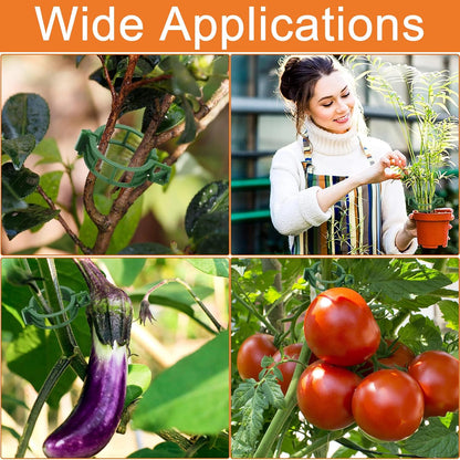 Tomato Clips for Climbing Plants, 300 Pcs Reusable Plastic Tomato Plant Clips for Climbing Plants,Tomato V1259-DP01-A-3395