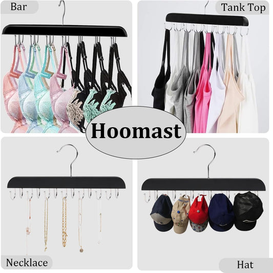 Belt Hanger Belt Organizer Tie Rack Tank Top Bra Hanger Tie Hanger Bra Organizer for Closet with 14 V1259-DP01-A-3406