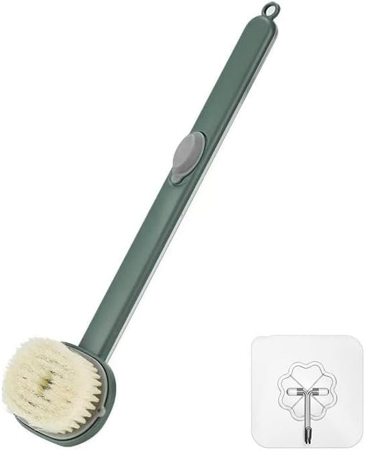 Long Handle Bath Massage Cleaning Brush with Soap Dispenser for Men Women Elderly Body Back Scrubber Storable V1259-DP01-A-3414