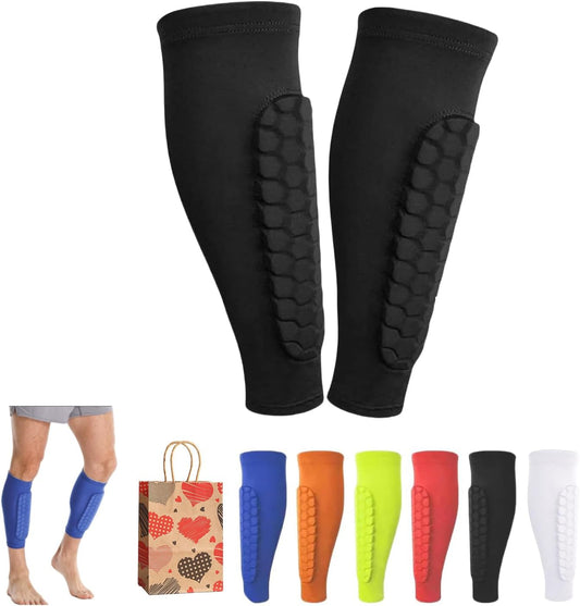 Shin Guards for Soccer, Lightweight Shin Pads for Kids Youth & Adult - Football Shin Defender Protective V1259-DP01-A-3428