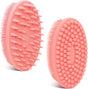 Soft Silicone Body Scrubber 2PCS, Dual-Side Silicone Loofah for Shower, Gentle Loofa Alternative, Replaceable V1259-DP01-A-3438