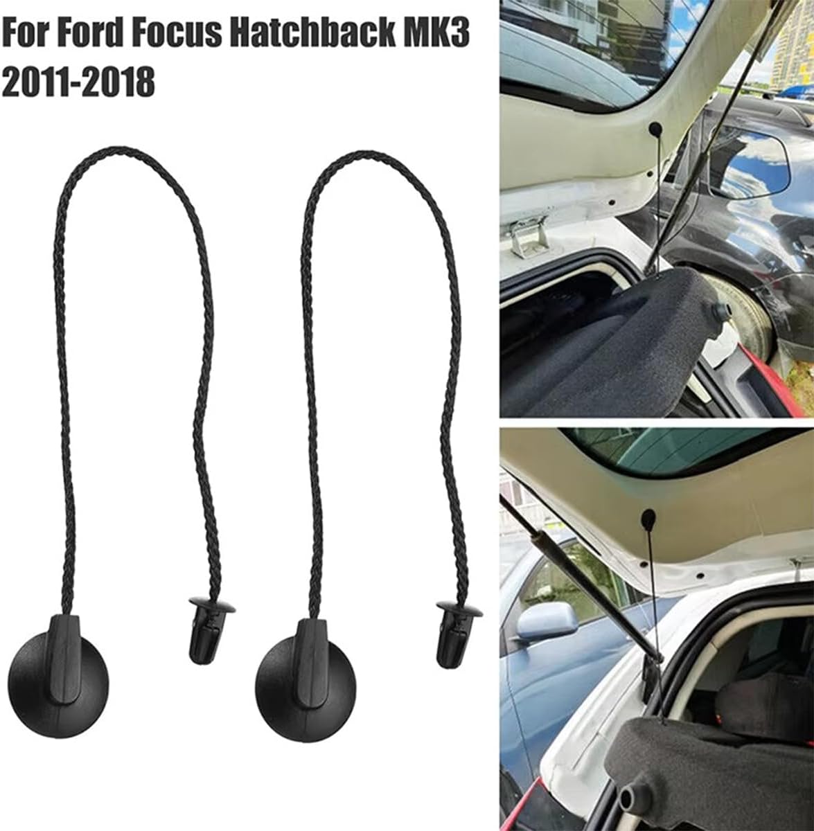 2PCS Parcel Shelf Fixing Cord, Parcel Shelf Fixing Strap, Car Parcel Shelf Cords Rear Parcel Shelf Strings V1259-DP01-A-3450