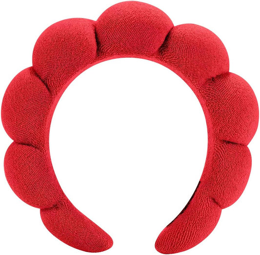 Spa Headband for Washing Face or Facial Makeup - Bubble Skincare Terry Cloth Puffy Headband for Mask Skin V1259-DP01-A-3488