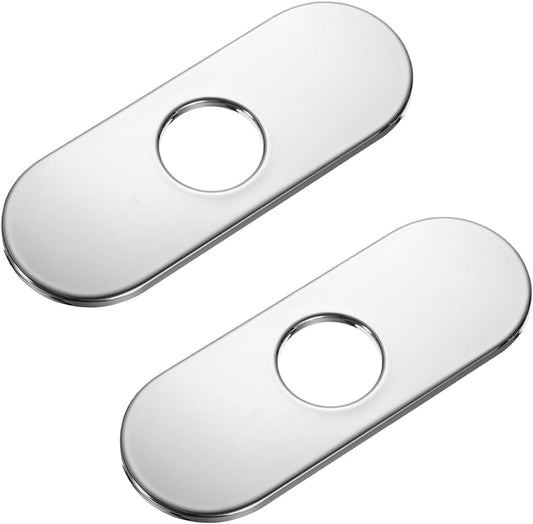 2PCS 6 inch Sink Faucet Hole Cover,Deck Plate Escutcheon for Kitchen Faucet,Sink Hole Cover,Plate for V1259-DP01-A-3495