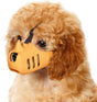 Silicone Dog Muzzle, Soft Muzzle for Small Medium Dogs, Breathable Silicone Cage Mouth Cover for Poodle V1259-DP01-A-3520