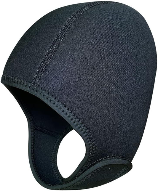 2.5mm Neoprene Dive Cap Surf Cap,Diving Hat,Thermal Wetsuit Hood Cap with Chin Strap,Windproof Cap for V1259-DP01-A-3521