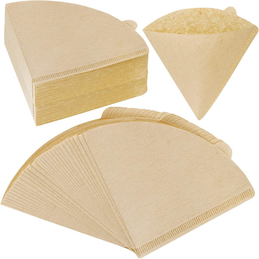 300 Counts Coffee Filters Cone Coffee Filters V60 Coffee Filter No.2 Coffee Filters 2-4 Cups Pour Over Coffee V1259-DP01-A-3530