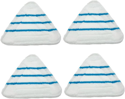4PCS Washable Microfiber Steam Mop Pads, Replacement Floor Cloths for Steam Cleaners, Reusable Cleaning Pads V1259-DP01-A-3544