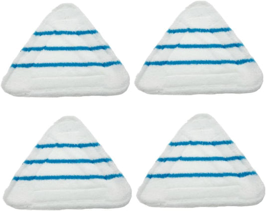 4PCS Washable Microfiber Steam Mop Pads, Replacement Floor Cloths for Steam Cleaners, Reusable Cleaning Pads V1259-DP01-A-3544