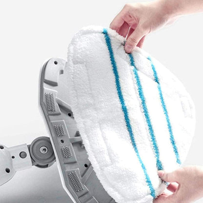 4PCS Washable Microfiber Steam Mop Pads, Replacement Floor Cloths for Steam Cleaners, Reusable Cleaning Pads V1259-DP01-A-3544
