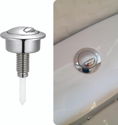 Top Push Button for Toilet Compatible with 49 Flush Valve Durable Replacement Part for Efficient Flushing V1259-DP01-A-3550